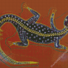 Aboriginal Goanna Art Diamond Painting