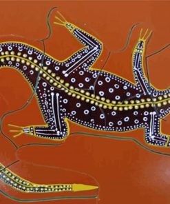 Aboriginal Goanna Art Diamond Painting