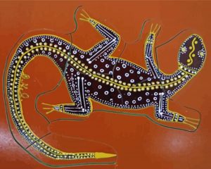 Aboriginal Goanna Art Diamond Painting