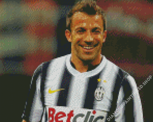 Alessandro Del Piero Juventus Player Diamond Painting