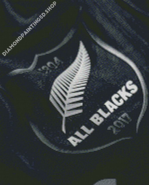 All Blacks Logo Diamond Painting