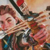 Aloy Horizon Forbidden West Diamond Painting