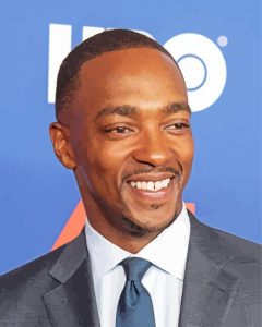 American Actor Anthony Mackie Diamond Painting