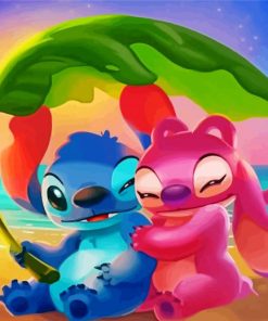 Stitch And Lilo Characters Diamond Painting