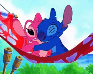 Stitch And Lilo Animation Diamond Painting