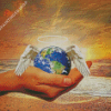 Angel Earth Diamond Painting