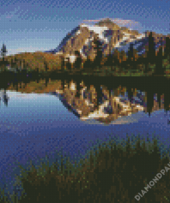Mt Baker Landscape Diamond Painting