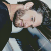 Ben Barnes On The Piano Diamond Painting