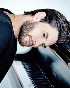 Ben Barnes On The Piano Diamond Painting