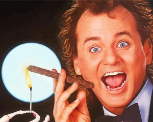 Bill Murray Scrooged Diamond Painting