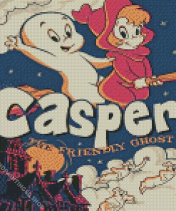 Casper The Friendly Ghost Poster Diamond Painting