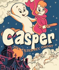 Casper The Friendly Ghost Poster Diamond Painting