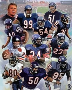 Chicago Bears Players Diamond Painting