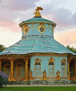 Chinese House In Sanssouci Park Diamond Painting