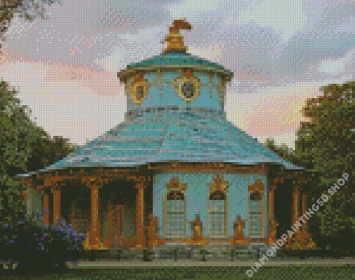 Chinese House In Sanssouci Park Diamond Painting