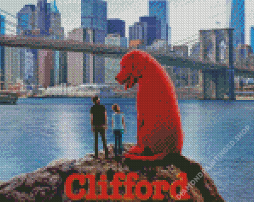 Clifford The Big Red Dog Movie Diamond Painting