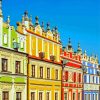 Colorful Historic Houses Diamond Painting