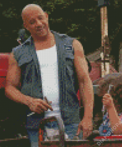 Dominic Fast And Furious 9 Character Diamond Painting