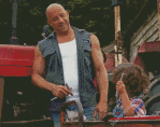 Dominic Fast And Furious 9 Character Diamond Painting