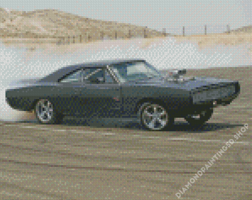 Doms Charger Drifting Diamond Painting