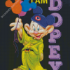 Dopey Snow White And The Seven Dwarfs Diamond Painting