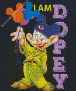 Dopey Snow White And The Seven Dwarfs Diamond Painting