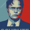 Dwight Schrute Pop Art Diamond Painting