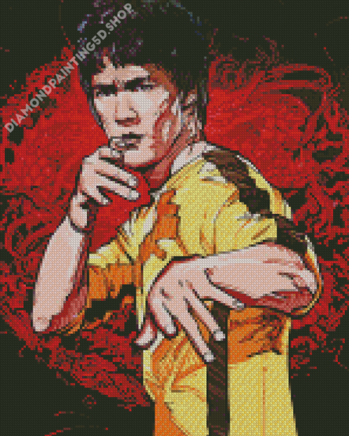 Enter The Dragon Bruce Lee Character Diamond Painting