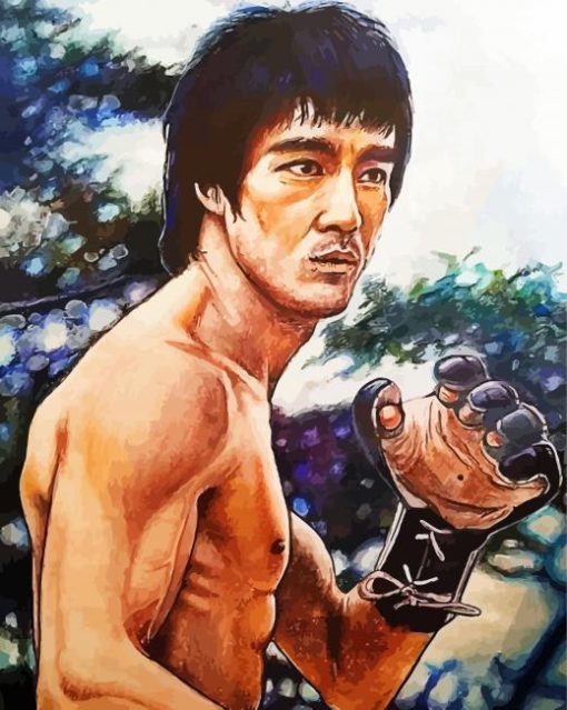 Enter The Dragon Character Art Diamond Painting