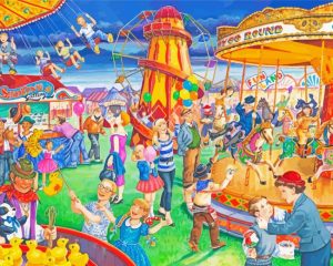 Fairground Rides Diamond Painting