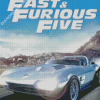 Fast And Furious Five Diamond Painting