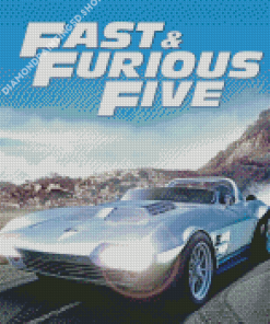 Fast And Furious Five Diamond Painting