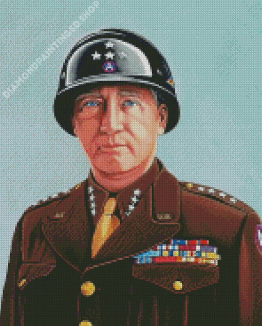 George Patton Art Diamond Painting