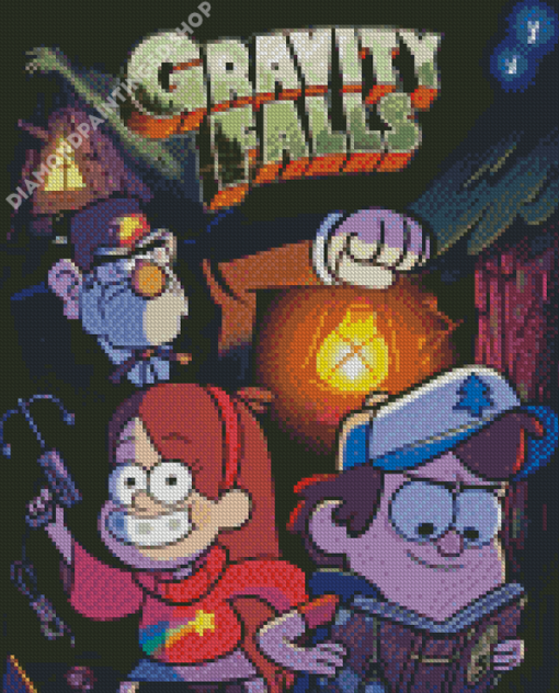 Gravity Falls Animation Diamond Painting