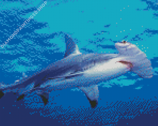 Hammerhead Shark Undersea Diamond Painting