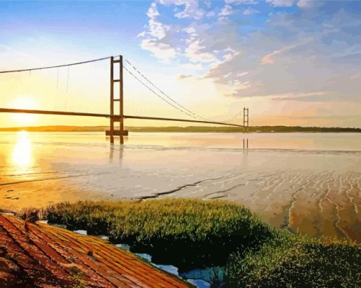 Hull Humber Bridge Diamond Painting