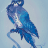 Illustration Mystic Blue Owl Diamond Painting