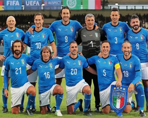 Italy National Football Team Diamond Painting