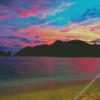 Koh Phi Phi Sunset Seascape Diamond Painting