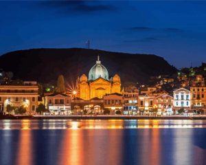 Lesbos At Night Diamond Painting