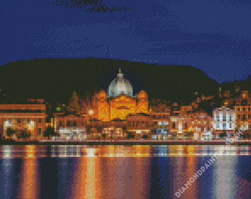 Lesbos At Night Diamond Painting