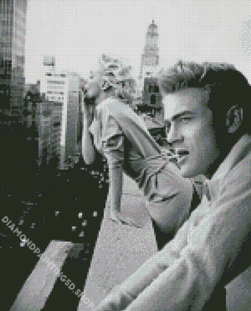 Marilyn And James Dean Smoking Diamond Painting