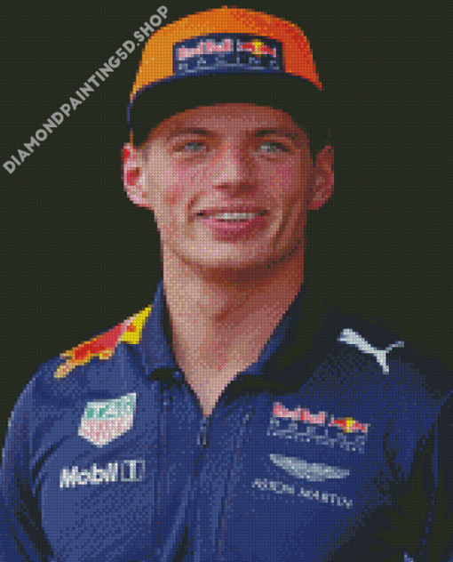 Max Verstappen Racer Diamond Painting