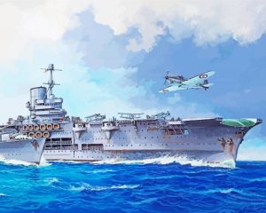 Military HMS Ark Royal Diamond Painting