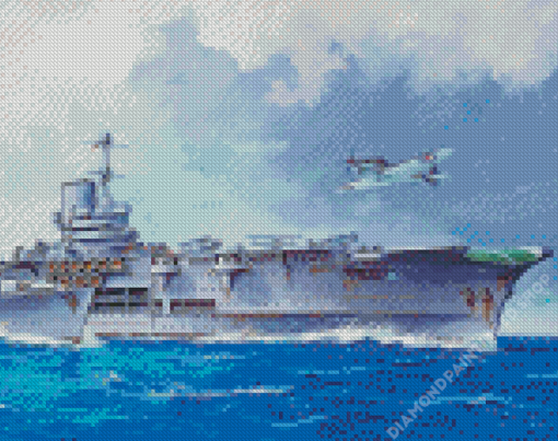 Military HMS Ark Royal Diamond Painting