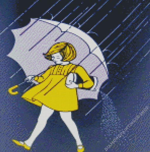 Morton Salt Girl Diamond Painting