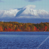 Mount Katahdin By Lake Diamond Painting