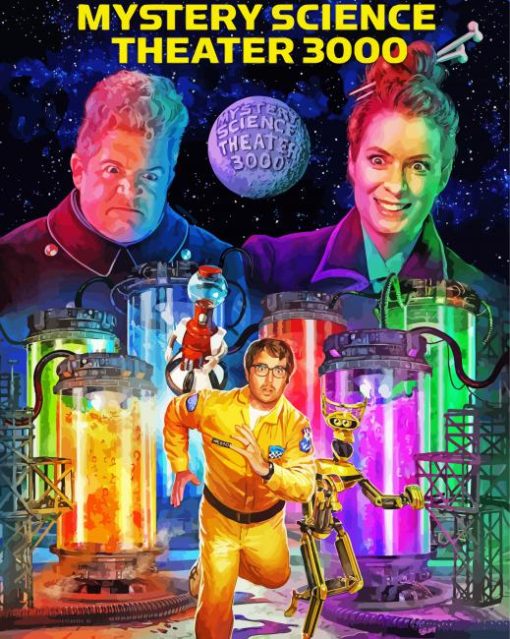 Mystery Science Theater Movie Poster Diamond Painting