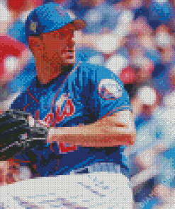 New York Mets Baseballer Diamond Painting