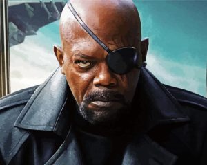 Nick Fury Marvel Character Diamond Painting